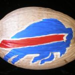 Sports Team Logo Painted Coconut