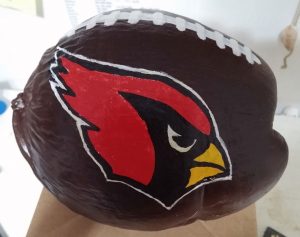 Sports Team Logo Painted Coconut