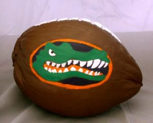 Sports Team Logo Painted Coconut