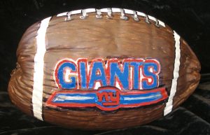 Sports Team Logo Painted Coconut
