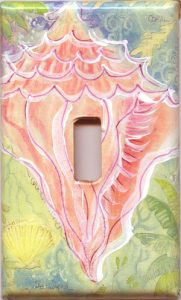 Conch Shell Switch Plate Cover