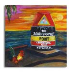 Southernmost Point Rooster Print