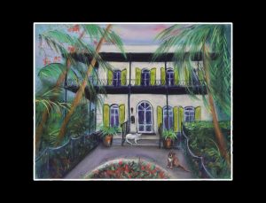 Hemingway House Matted Print