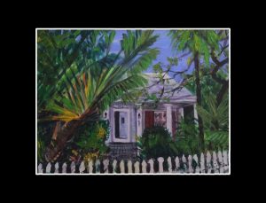 Tennessee Williams House Matted Print