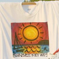 Men's Sunset Sail Tee Shirt